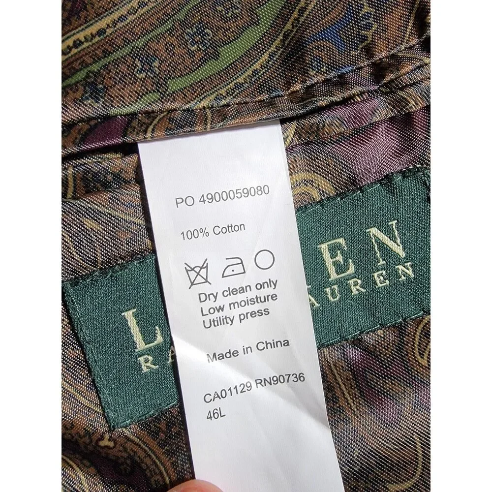 Lauren Ralph Lauren Brown Corduroy Blazer Suit Jacket - 46L